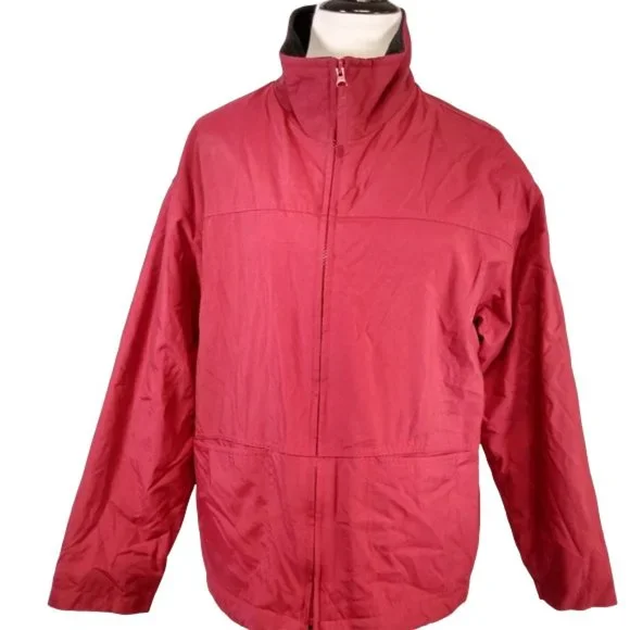 LONDON FOG men Red Jacket Coat Size M - Picture 2 of 6